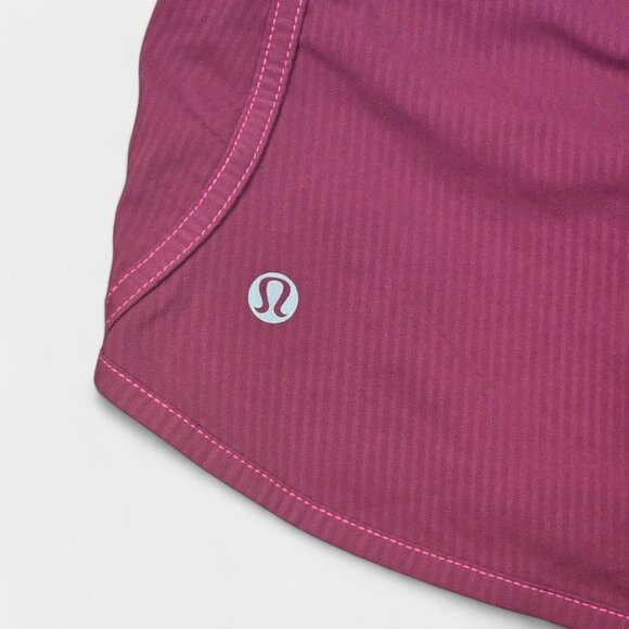 Lululemon Wet Dry Warm Speed Shorts 6 Plum Pink Pull On Running Athletic - Picture 5 of 10